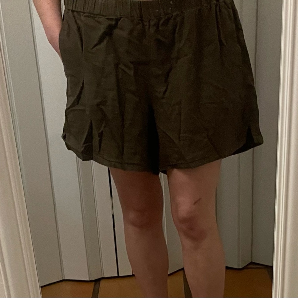 Madewell Dark Moss Green Shorts XL